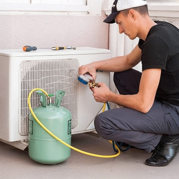 AC Gas refilling for proper cooling